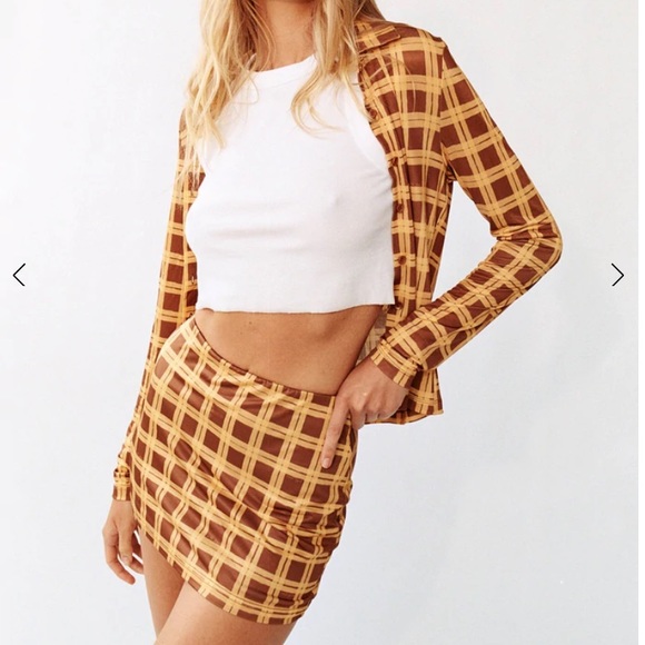 With Jean Dresses & Skirts - NWT With Jean Miles mini skirt